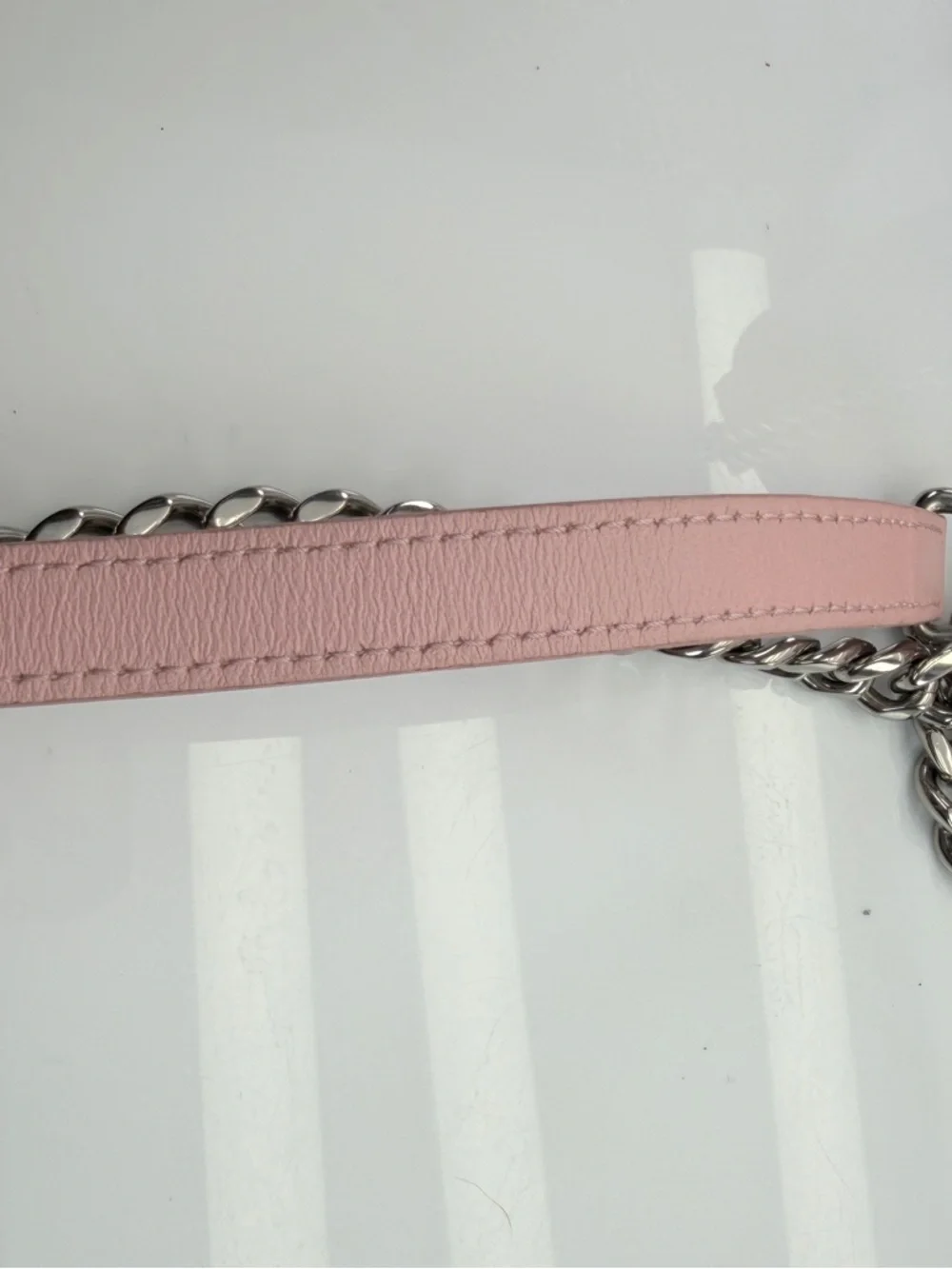 Louis Vuitton New Wave Calfskin Chain MM Smoothie Pink